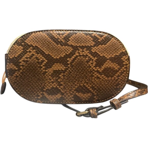 Snakeskin Mini Bucket Bag w/drawstring top! - Picture 11 of 14